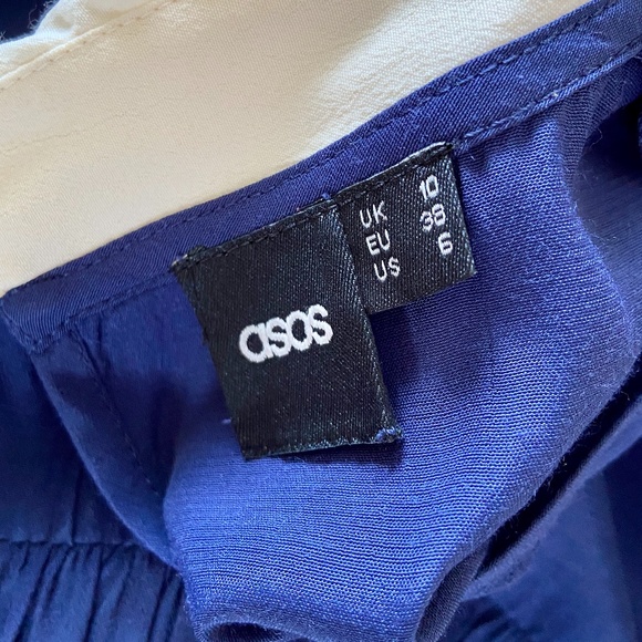 ASOS Navy Vintage Style Prim and Proper Dress - Picture 5 of 5